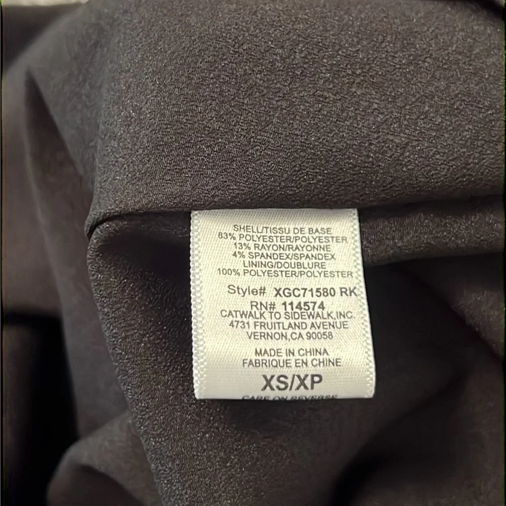 Pleione Gray Glen Plaid Dress XS - Picture 11 of 12